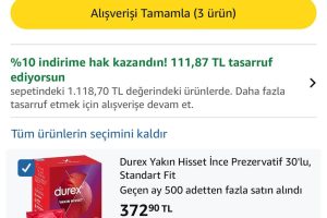 Durex Yakın Hisset İnce Prezervatif 30’lu, Standart Fit