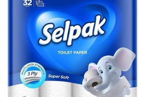 Selpak Tuvalet Kağıdı, 3 Katlı, 32’li, 1 Paket (1 x 32 Adet)