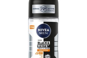 🛍️ NIVEA Men Erkek Roll On Deodorant Black&White Invisible Güçlü Etki 50 ml,72 Saat Anti perspirant Koruma — %33 İndirim