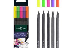 🛍️ Faber Castell Grip Finepen İnce Keçe Uçlu Kalem Seti, 5’li, Neon Renkler, 0.4 mm, Metal Destekli, Ergonomik Üçgen Gövde — %10 İndirim