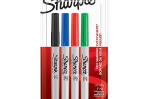 🛍️ Sharpie Ultra Fine, Süper İnce Uç, Karışık 4’lü Paket — %10 İndirim