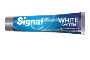 Signal white system dis macunu original 2 haftada daha Beyaz dişler