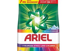 🛍️ Ariel Dağ Esintisi Renkliler Toz Çamaşır Deterjanı 7 Kg 46 Yıkama — %33 İndirim