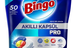 🛒 Bingo Akıllı Kapsül Pro Bulaşık Makinesi Deterjanı Tableti 50’li — %34 İndirim