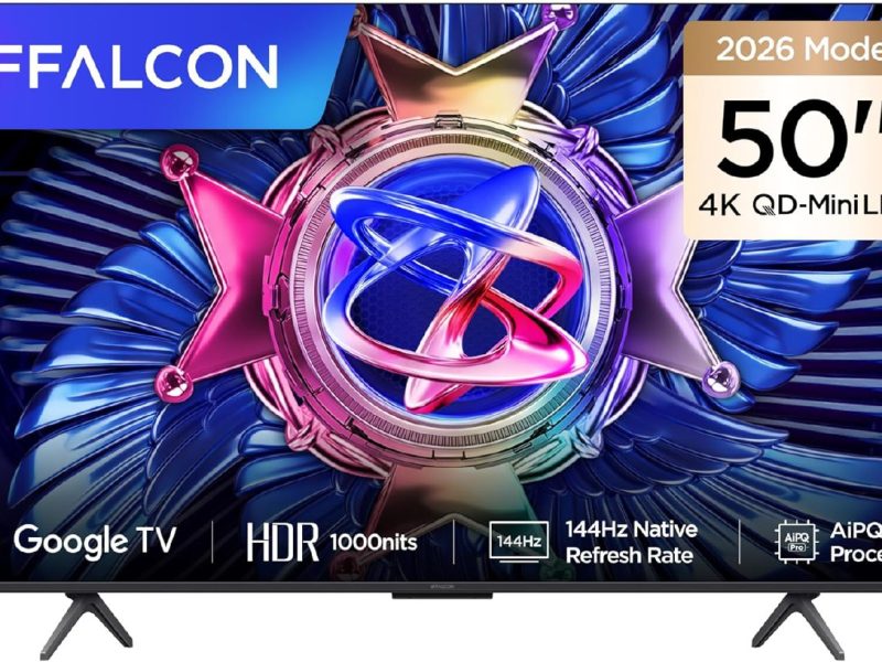 🛒 iFFALCON 50U95A 50 İnç Smart TV 4K QD-Mini LED Yüksek Parlaklık HDR 10+ Gaming Google TV, 144Hz Doğal Yenileme Hızı, ONKYO 2.1 Hi-Fi, Dolby Vision Atmos, MEMC, AI Modu, Game Master (3-Yıl Garanti) — %35 İndirim