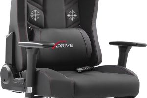 🛒 XDrive FIRTINA Masajlı Ayak Uzatmalı Profesyonel Oyuncu Koltuğu Siyah — %13 İndirim
