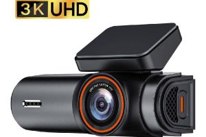 Juo C10 Pro 3K UHD HDR WiFi Ekranlı Araç Kamerası 170 Derece Geniş Açı Gece Görüş G-Sensörlü Araç İçi Kamera