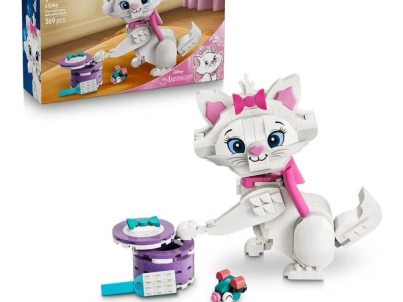 LEGO Disney Aristokediler Sevimli Marie 43286 | 7 Yaş ve Üzeri Çocuklar için Hediye Kutusu ve Pembe Kumaş Kurdele İçeren Oyuncak Yapım Seti, Hediye Fikri (369 Parça) – 1.298₺