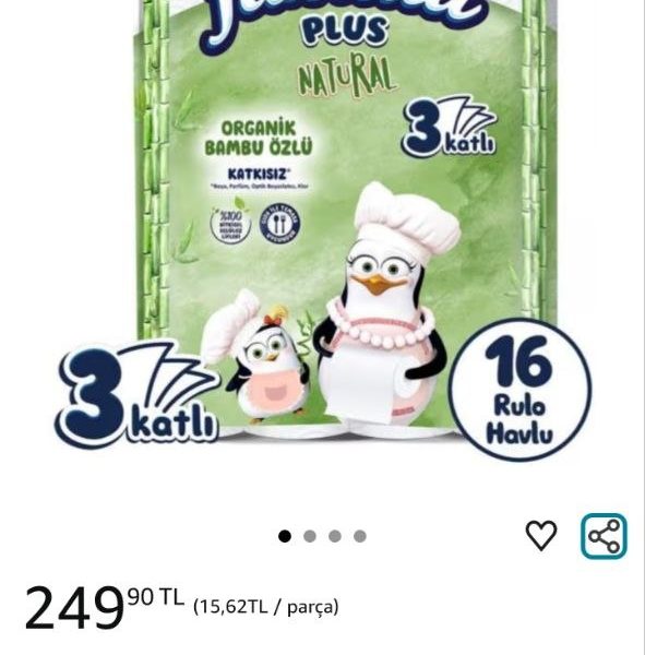 Familia Plus Natural 16Lı Kağıt Havlu — %33 İndirim