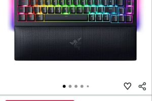 Razer BlackWidow V4 Pro%75 – Kablosuz, çalışırken değiştirilebilir oyun klavyesi – OLED ekran (komut kadranı, 4K Hz ve Bluetooth bağlantısı) US-ISO Düzeni | Siyah