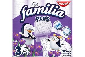 🛍️ Familia Plus 3 Katlı Tuvalet Kağıdı Sihirli Çiçekler 32’li 1 Paket (1 x 32 Adet), 2.7 kg — %53 İndirim