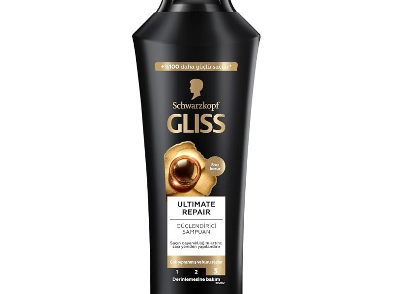 🛍️ Gliss Ultimate Repair Keratin içeren Derinlemesine Güçlendirici Şampuan 400 ml Yıpranmış Kuru Saçlar