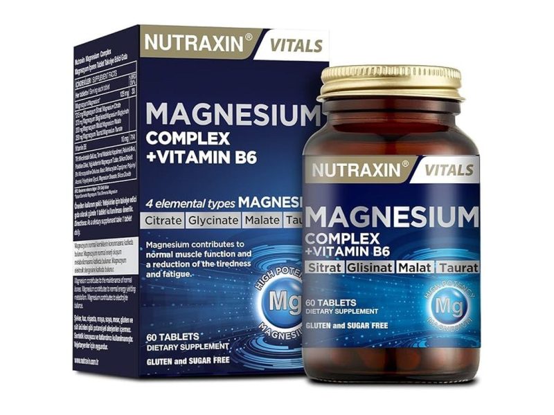 🛍️ Nutraxin Magnesium Complex Gıda Takviyesi, 60 Tablet — %17 İndirim
