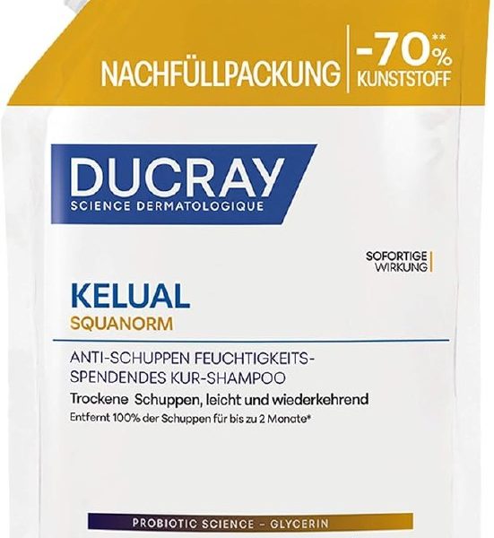 🚨 Kelual Squanorm Kuru Saçlar için Kepek Karşıtı Şampuan Refill 400 ml