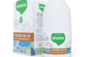 🛍️ Siveno %100 Doğal Roll On Hindistan Cevizli Deodorant Ter Kokusu Önleyici Bitkisel Lekesiz Vegan 50 ml