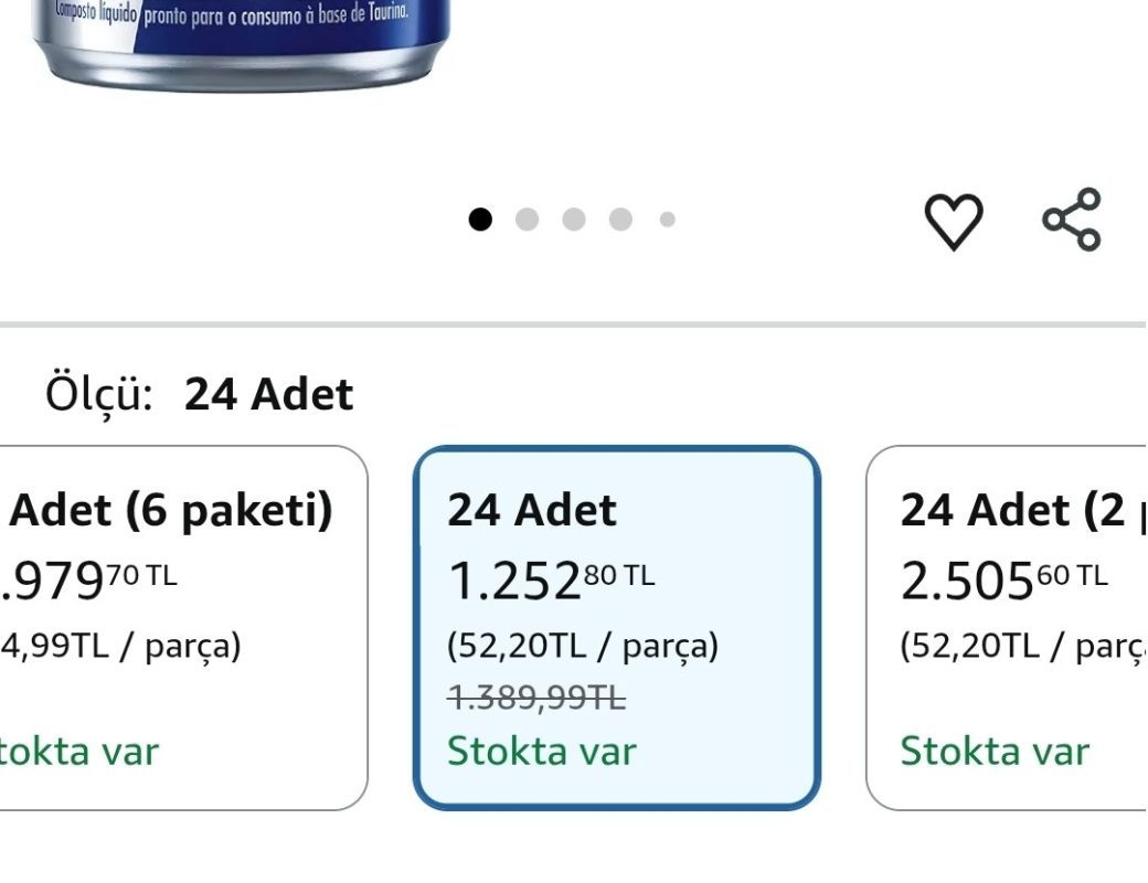 Red Bull Enerji İçeceği, 250 ml (24’lü Paket, 24 x 250 ml) – Ödeme aşamasında 100₺ İndirimle 1.153₺ — %95 İndirim