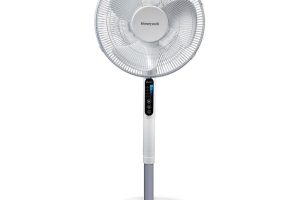 HONEYWELL Advanced QuietSet HSF600 Ayaklı Vantilatör, 5 HIz Ayarı, Zamanlayıcı Fonksiyonu, 70 Derece Salınım, Yükseklik, Uzaktan Kumandalı – Beyaz
