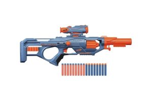 🛍️ Hasbro Nerf Elite 2.0 Eaglepoint Rd 8 Atıcı 8 Dart Tamburu, Çıkarılabilir Nişan Dürbünü Ve Namlu, 16 Nerf Dart, Sürgü Hareketi