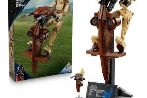LEGO Star Wars Gizli Tehlike STAP ve Savaş Droidi 75428 | 12 Yaş ve Üzeri Çocuklar için Duruşu Ayarlanabilir Figür İçeren Oyuncak Yapım Seti, Hediye Fikri (1088 Parça)