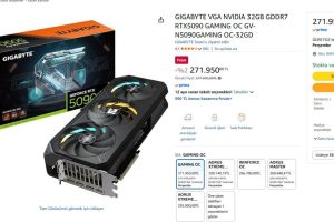 GIGABYTE VGA NVIDIA 32GB GDDR7 RTX5090 GAMING OC GV-N5090GAMING OC-32GD