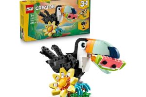 🛍️ LEGO Creator 3’ü 1 Arada Vahşi Hayvanlar: Tropikal Tukan Kuşu 31173