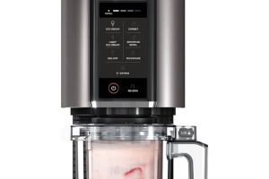 Dondurma, dondurma, şerbe, smoothie kaseleri ve smoothie için 7 program, toplam 1,4 l kapasiteli 2 kavanoz