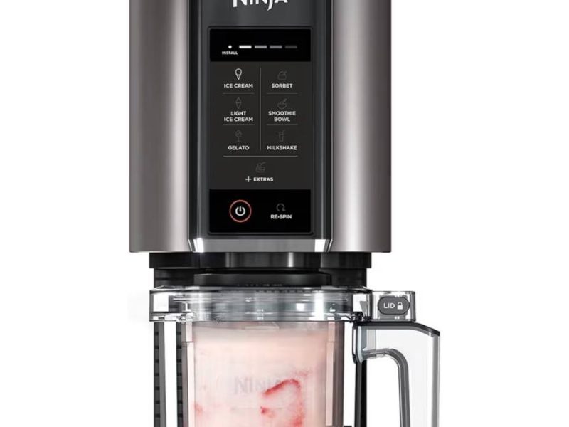 Dondurma, dondurma, şerbe, smoothie kaseleri ve smoothie için 7 program, toplam 1,4 l kapasiteli 2 kavanoz