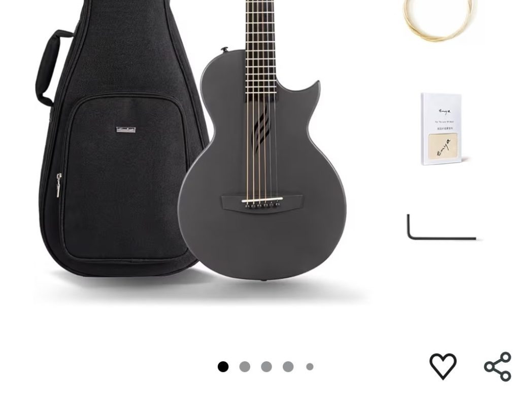 Enya NOVA GO BK Siyah Renk Akustik Gitar – 10.501₺ Piyasası 11.834₺ — %11 İndirim