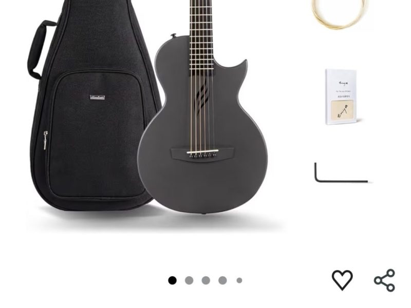 Enya NOVA GO BK Siyah Renk Akustik Gitar – 10.501₺ Piyasası 11.834₺ — %11 İndirim