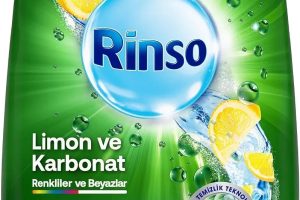 Rinso Toz Çamaşır Deterjanı Limon ve Karbonat Renkliler ve Beyazlar İçin 4 KG