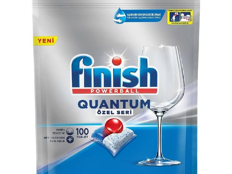 Finish Quantum Özel Seri 100 Kapsül Bulaşık Makinesi Deterjanı Tableti (1 x 100 Kapsül)