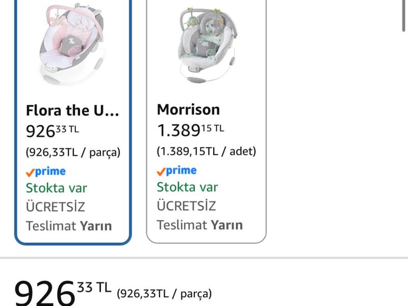 Ingenuity RahatlatıcıAna Kucağı, Sesler ve Titreşimler, 0-6 Ay, 9 kg’ya Kadar – Flora the Unicorn (Pembe)