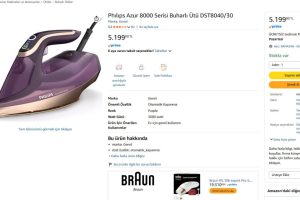 Phılıps Azur 8000 Serisi Buharlı Ütü DST8040/30