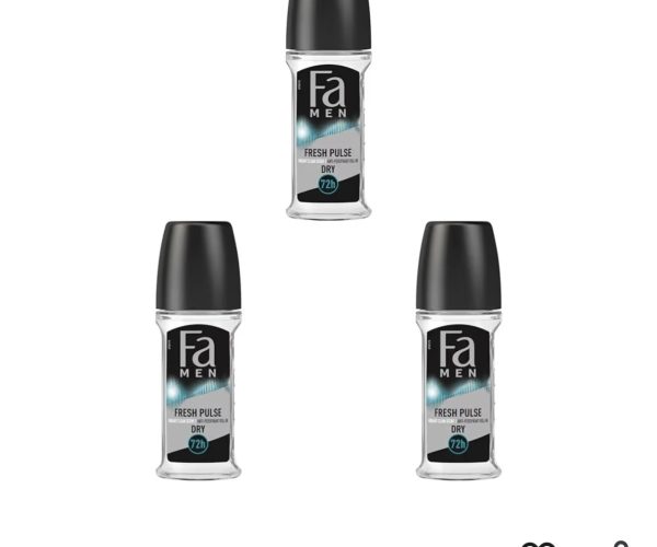 Fa Men Fresh Pulse Terleme Karşıtı Roll-On 50 ml Erkek 1 Adet 3lü paket