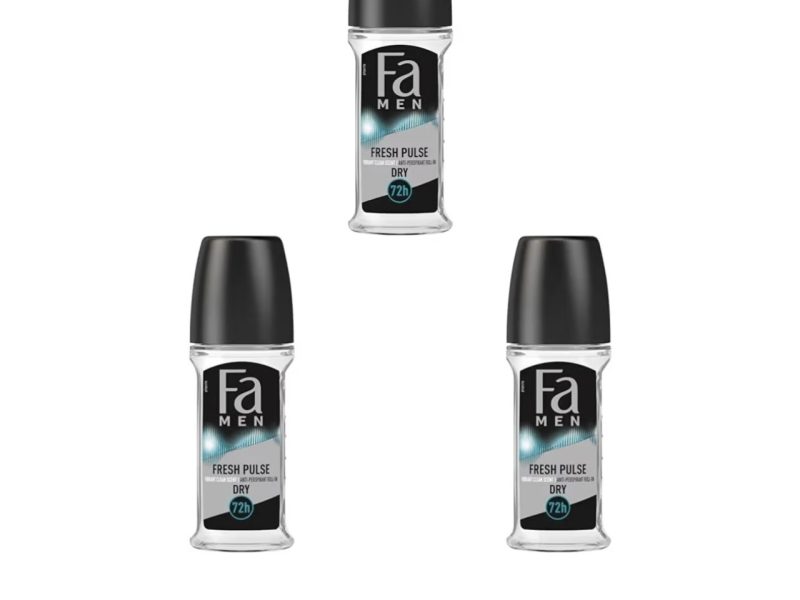 Fa Men Fresh Pulse Terleme Karşıtı Roll-On 50 ml Erkek 1 Adet 3lü paket