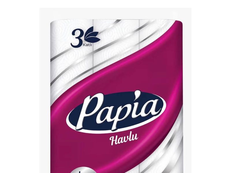 Papia 3 Katlı Ultra Emici & Dayanıklı 12Li Kağıt Havlu (1 X 12 Rulo) — %33 İndirim