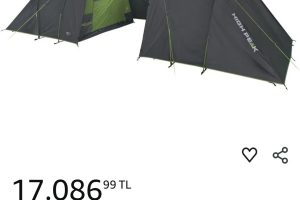 High Peak Como 4 Kişilik Kamp Çadırı – 17.086₺ Piyasası 19.199₺ — %11 İndirim