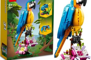 🛒 LEGO Creator Egzotik Papağan 31136 | 7 Yaş ve Üzeri Çocuklar için Kurbağaya Dönüşebilen Oyuncak Yapım Seti, Hediye Fikri (253 Parça) — %35 İndirim