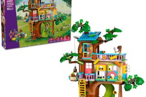 🛒 LEGO Friends Arkadaşlık Ağaç Ev Buluşma Yeri 42652 | 8 Yaş ve Üzeri Kız ve Erkek Çocukları için Mini Bebek İçeren Yaratıcı Oyuncak Yapım Seti, Doğum Günü Hediyesi (701 Parça) — %32 İndirim