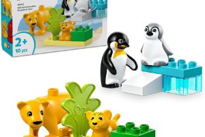 🛒 LEGO DUPLO Town Vahşi Hayvan Aileleri: Penguenler ve Aslanlar 10442 | 2 Yaş ve Üzeri Çocuklar için Hayvan Figürleri İçeren Eğitici ve Yaratıcı Oyuncak Yapım Seti, Hediye Fikri (10 Parça) — %55 İndirim