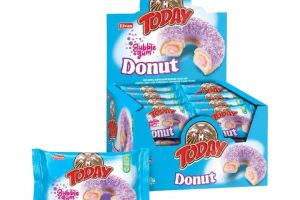 🛍️ Today Donut Bubblegum (Sakız Aromalı) Kek 35 Gr. 24 Adet (1 Kutu) | Sakız aromalı