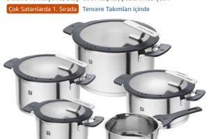 ZWILLING Simplify Tencere Seti, 5 Parça, Paslanmaz Çelik Dökme fonksiyonu, Stay-Cool kulplar, paslanmaz çelik