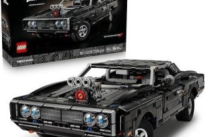 LEGO Technic Fast and Furious Dodge Charger R/T Araba 42231 | Yetişkinler için V8 Motor İçeren Koleksiyonluk Dekoratif M