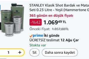 Stanley Klasik Shot Bardak ve Matara Seti