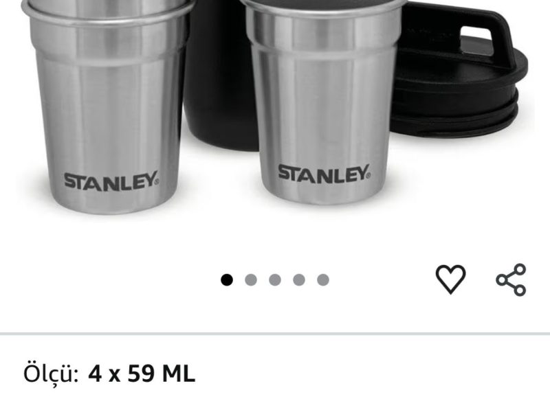 Stanley Adventure Çelik Shot Bardak Seti