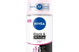 🛍️ NIVEA Kadın Roll On Deodorant Black & White Invisible Clear 72 Saat Anti Perspirant Koruma (50 ml) — %23 İndirim