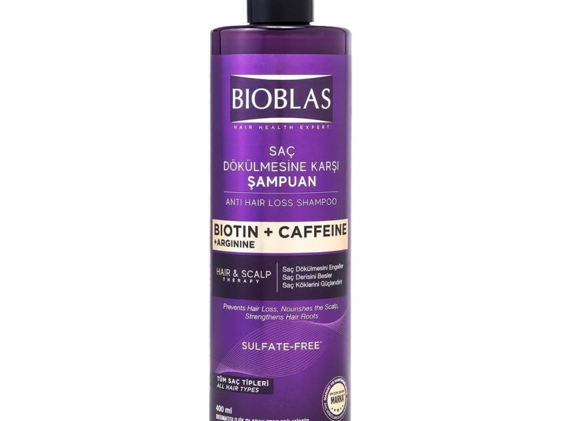 🛍️ Bioblas Biotin Kafein Arjinin Şampuan – Saç Dökülmesine Karşı Güçlü Bitkisel Formül, Sülfatsız, BIOCOMPLEX B19 ile, 400 ml — %38 İndirim