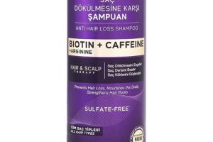 Bioblas Biotin Kafein Arjinin Şampuan – Saç Dökülmesine Karşı Güçlü Bitkisel Formül, Sülfatsız, BIOCOMPLEX B19 ile, 400 ml