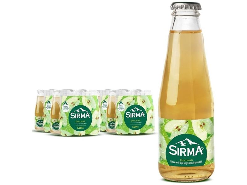 🛍️ Sirma C Vitaminli Elma Aromalı Doğal Maden Suyu (24 x 200 ml)