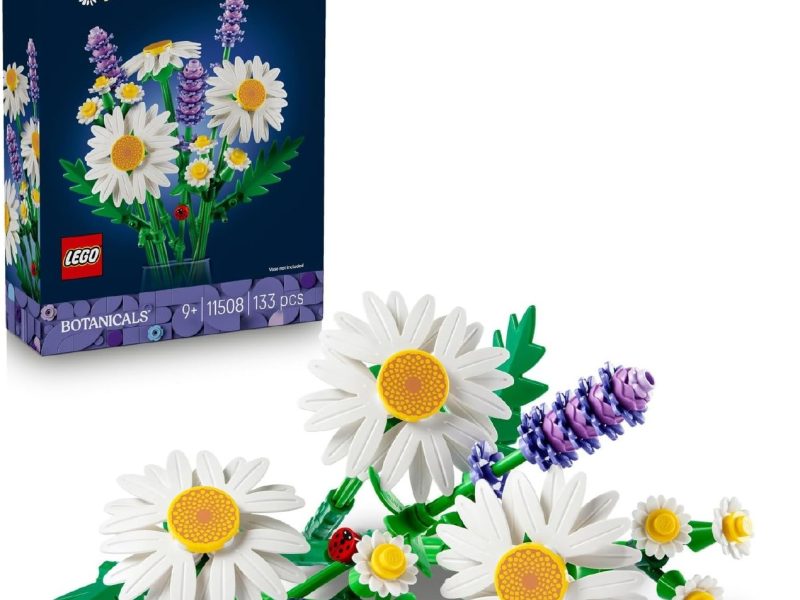 Lego Botanicals Papatyalar 11508-3 Büyük Papatya, 2 Küçük Papatya Dalı, 3 Lavanta Ve Yeşil Dallar İçeren Sevgililer Günü